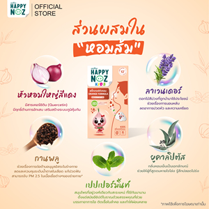 Parches Nasales y Corporales Happy Noz Kids Detox PM2.5 con Aroma Cítrico Relajante - Product Image 2