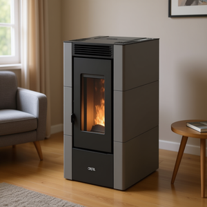 Estufa de Pellets CRISTAL 6 T1 Antracita 5.5kW 5 Estrellas Clase A+ 7025099 - Product Image 3