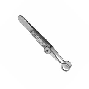 Las mejores pinzas para párpados oftálmicos de placa superior abierta ovalada grande, pinzas para chalaziones de medición en pulgadas, acero metálico de alta calidad superior - Product Image 3