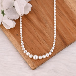 925 <b>Sterling</b> <b>Silver</b> Plain <b>Necklace</b> Hot Selling <b>Chunky</b> Charm Best Wholesaler Link Ball Chain <b>Necklace</b> Fine Jewelry for Women - Product Image 4