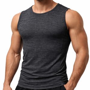 Camisetas sin Mangas de Alta Calidad, Mezcla de Algodón, para Gimnasio, Fitness, Diseño Personalizado, a la Moda, Transpirables, Estilo Urbano para Hombre - Product Image 1