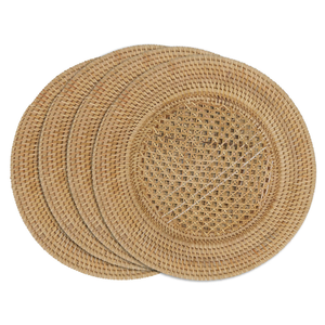 Platos de cargador de ratán sostenibles, utensilios de cocina rústicos hechos a mano al por mayor, perfectos para mesa de banquete de boda - Product Image 5