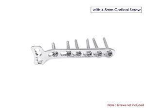 7PC Bộ 4.55.0mm khóa t-buttress tấm cấy ghép vật liệu can thiệp bằng thép không gỉ Titan kim loại để sử dụng bền - Product Image 5