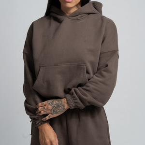 Conjunto de Pantalones Deportivos Vintage para Mujer al por Mayor, con Pantalones Acampanados Bordados y Sudadera con Capucha para Sudar - Product Image 3