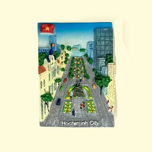 Vietnamese Beauty Magnet Therapy Polyresin Magnets may showcase vibrant cities like Ho Chi Minh City