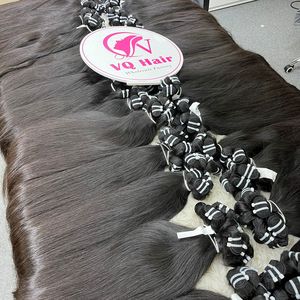 High Quality Natural Straight Virgin Weft Vietnamese Hair Dark Brown for <b>Toupee</b> Base Short Wigs 150% Density 10"-14" Women - Product Image 3