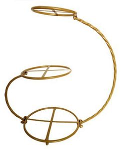 แท่นวางเค้กทำมือแบบใหม่หรูหราสำหรับห้องครัวเค้กเบเกอรี่งานแต่งงานโต๊ะสูงตกแต่งห้องครัวเค้ก - Product Image 5