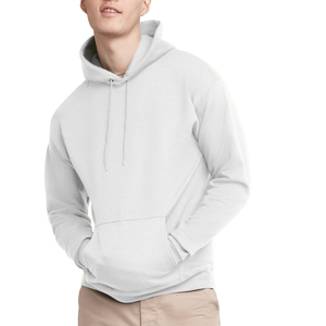 Pull-over zippé unisexe avec logo personnalisé Sweat à capuche en polaire Streetwear de base en coton mélangé de haute qualité pour hommes et femmes - Product Image 2