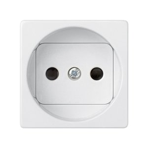 Base per presa bipolare bianca 250V 10A (Simon 27431-65) - Product Image 1