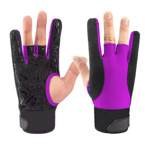 American Football Gloves High Quality Oem Service Custom Made Bowling Gloves <b>Sticky</b> Full Finger Sports Gloves - Product Image 5