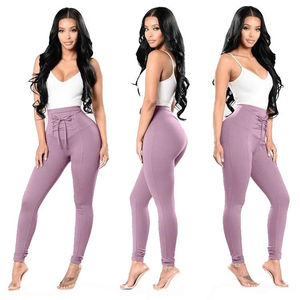 Vente en gros Qualité supérieure Leggings de fitness légers taille haute pour femmes Leggings de yoga pour femmes Leggings élastiques personnalisés - Product Image 5