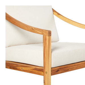 Sillas de Salón Hechas de Madera de Teca Resistente, Aptas para Cargas Pesadas, con Forro de Espuma Suave y Tela Lisa - Product Image 2