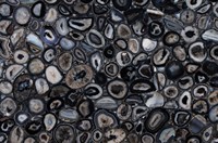 Tuiles rectangulaires en agate noire, écologiques, durables, design moderne pour la décoration intérieure