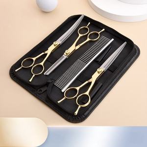 Juego de tijeras de aseo para mascotas reutilizables ANAAIF de 7 pulgadas, tijeras curvas para recortar el pelo de perros y gatos para el cuidado del peluche - Product Image 6