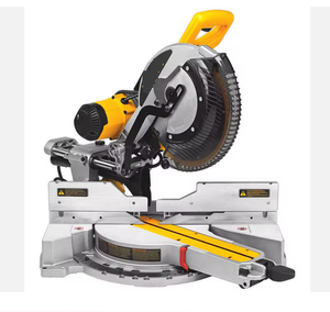 Sierra ingletadora compuesta deslizante de doble bisel industrial DWS780-XE de 1675W y 305mm (12') para madera, sellada de fábrica, con fuente de alimentación eléctrica - Product Image 2