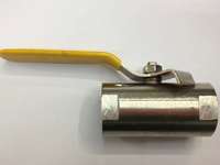 Vanne à boisseau sphérique en acier inoxydable 201, 1/2 pouce DN40, filetage femelle, passage complet, pour eau, huile, gaz
