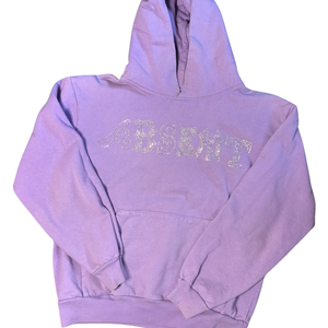 เสื้อฮู้ดโอเวอร์ไซส์สีม่วงมีฮู้ดพิมพ์ลายตัวอักษรพลอยเทียมเสื้อสวมหัวผ้าฝ้ายหนาใส่ได้ทุกเพศเสื้อฮู้ดแฟชั่นฤดูหนาว - Product Image 4