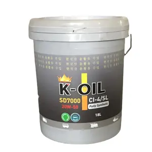 K-Oil SD7000 15 w40/20 w50 CI-4/SL, olio lubrificante di alto livello e prezzo di fabbrica per macchine edili made in Vietnam