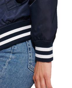 Veste universitaire pour femme unie et teinte en vente chaude 2025, veste universitaire coupe-vent pour femme, service OEM en gros - Product Image 6