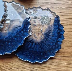 Resin <b>coaster</b> designed for everyday use offering balance of beauty strength durability style value comfort protection longevity - Product Image 6