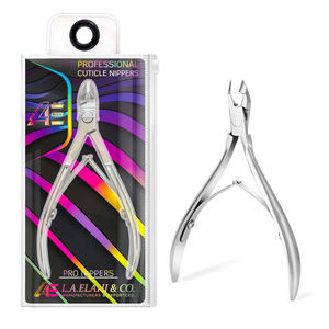 Pince à cuticules professionnelle en acier inoxydable PRO Nipper 12.0/12.5mm pour ongles-BEAUTY Nail Supplies-L.A.6557723 - Product Image 1