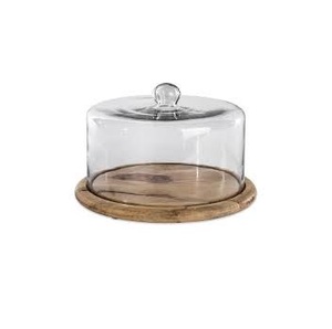 Plateau de table fait main pour décoration de mariage dessus de table plateau à gâteau en bois avec dessus en verre Fabricant en gros - Product Image 4