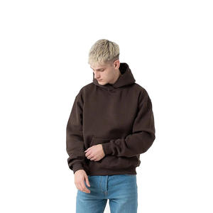 Sudadera con Capucha Personalizada con Logotipo, Estilo Hip Hop de Invierno, Hombros Caídos, OEM, Felpa Antibolitas, Informal para Hombre - Product Image 2