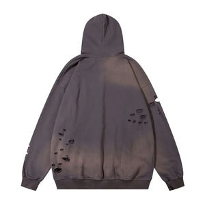 Sudaderas Ligeras para Hombre con Efecto Desgastado, Básicas, de Mezcla de Algodón, Precio al por Mayor, Calidad Premium, Sudaderas con Efecto Desgastado en Venta - Product Image 5