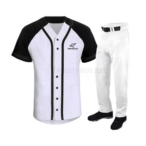 Suministro directo de fábrica Jersey de béisbol Uniforme para adultos Mejor precio Equipo Desgaste Uniforme de béisbol - Product Image 1