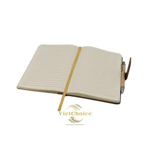 Cahier de couverture en bambou naturel 100% de haute qualité papeterie de bureau écologique en vrac de Vietchoice fabriqué au Viet Nam - Product Image 2