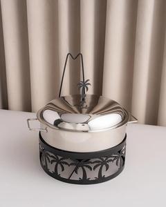 Nouvel arrivage de support de palmier découpé au laser design arabe plats chauffants décoratifs moyen-orient chauffe-plats buffet marmite casserole - Product Image 3