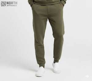 Ensemble 2 pièces de pantalons de survêtement et sweat à capuche vintage sérigraphiés personnalisés Survêtements de jogging 100% coton de luxe unisexe - Product Image 6