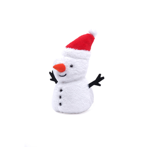 Bonhomme de neige en peluche de Noël blanc, compagnon de sommeil et de jeu, figurine décorative, cadeau unisexe, anti-allergique - Product Image 5