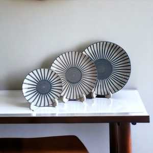 ชุดถ้วยชามเซรามิคพอร์ซเลนสีฟ้าและสีขาวสำหรับรับประทานอาหารชุดเครื่องใช้บนโต๊ะอาหารชามสลัดในครัวแบบคลาสสิก - Product Image 1