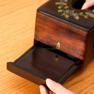 Artisan <b>Carved</b> <b>Wooden</b> Floral Pattern Premium Quality Fashionable Tissue <b>Box</b> & Holder for Home and Office Tradebyd - Product Image 3