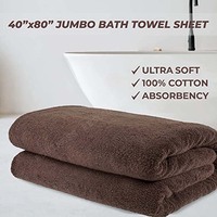 Handuk Mandi Jumbo Besar 100% Katun, Cepat Kering & Anti Anak untuk Penggunaan di Rumah