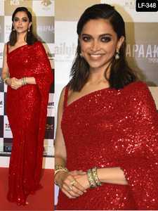 ชุดผ้าส่าหรีแฟนซีสำหรับผู้หญิง,ชุดไปงานปาร์ตี้และงานเทศกาลผ้าคอตตอนออกแบบชุดทำงานทนทาน - Product Image 4