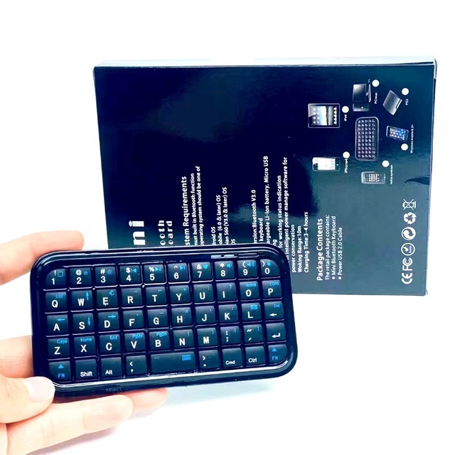 Universal Mini Portable Wireless Keyboard Rechargeable Quiet Lithium Battery Hand Phone Tablet PC Computer Blue-tooth Keyboards
