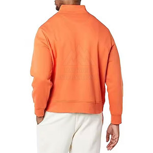 Nouveau mode hiver taille personnalisée quart Zip sweat pour hommes personnalisable couleur nouveau style - Product Image 3