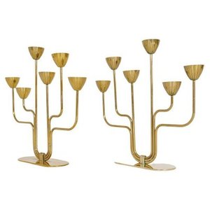 5 Arms Metal Candleholder Candelabra Royal Wedding Decoration Gold Plated Handmade Taper Candle Holder for Lighting Decoration - Product Image 3