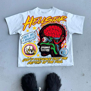 Camisetas de Alta Calidad META WEAR para Hombre, Corte Holgado, Diseño Personalizado, Patrón Sólido, 100% Algodón, Estilo Casual, Transpirable - Product Image 5