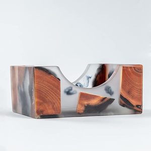 Royal Look Wood <b>Epoxy</b> Coaster Set Jute Woven Design Beaded Pad for Hotel & Restaurant <b>Table</b> Decorative Gift Item or Home Use - Product Image 2