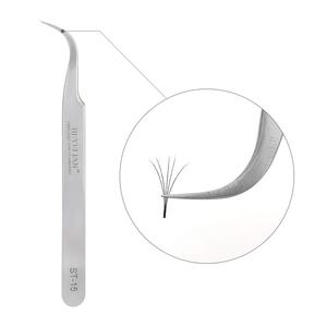 Pinzas de extensión de pestañas de visón de etiqueta privada Fabricante de pinzas de cejas de alto volumen de acero inoxidable - Product Image 2