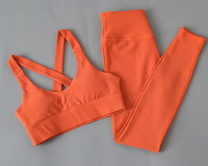 Ropa Deportiva al por Mayor para Gimnasio, Conjuntos de 2 Piezas para Mujer, Chaquetas de Yoga, Leggings de Entrenamiento, Sujetadores Deportivos, Conjuntos de Yoga - Product Image 6