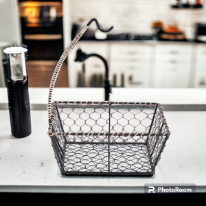 Qualité standard Multi couleur fil fer Fruits légumes stockage paniers en métal Style moderne panier de fruits à la main - Product Image 2