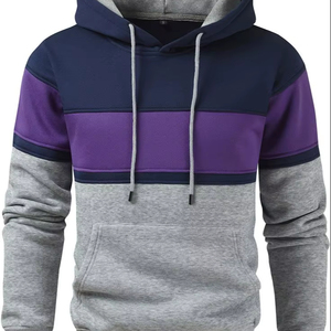 Sudaderas con Capucha Personalizadas de Algodón 100% para Hombre, Estilo Casual de Invierno, Color Sólido, Alta Calidad para Adultos - Product Image 1
