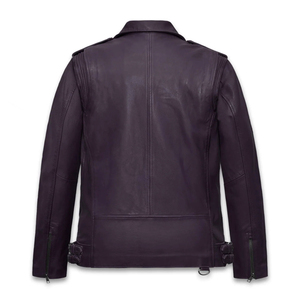 Chaquetas de Cuero Personalizadas al por Mayor, Chaqueta de Cuero para Hombre, Nueva Moda, Color Sólido, Cierre de Cremallera, Chaqueta Casual de Invierno para Hombre - Product Image 2