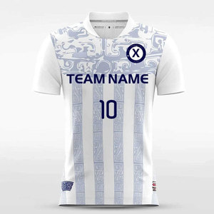 เสื้อเจอร์ซีย์ฝึกฟุตบอลสไตล์ที่กำหนดเองพร้อมหมายเลขชื่อทีมออกแบบโดยโรงงานบริการ OEM ODM จากปากีสถาน - Product Image 2