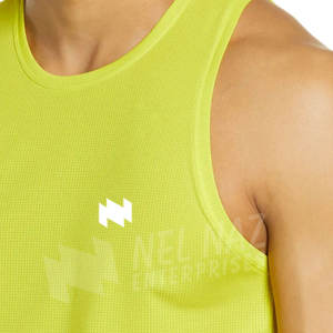 เสื้อกล้ามสำหรับผู้ชายเสื้อกล้ามออกกำลังกายผ้าระบายอากาศได้ดีดีไซน์เรียบ - Product Image 5