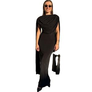 Vestido de Moda Modesto para Mujer, Abaya de Dubái, Ropa Musulmana Islámica, Faldas Base de Material Poliéster, Nuevo Estilo - Product Image 5